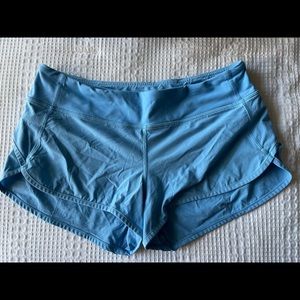 Light blue lululemon shorts